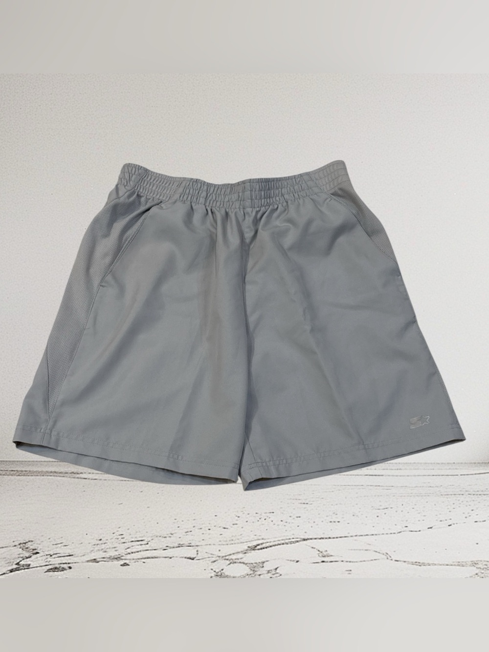 Starter Men's Athletic Shorts Black/Gray, Extra Medium 32-34